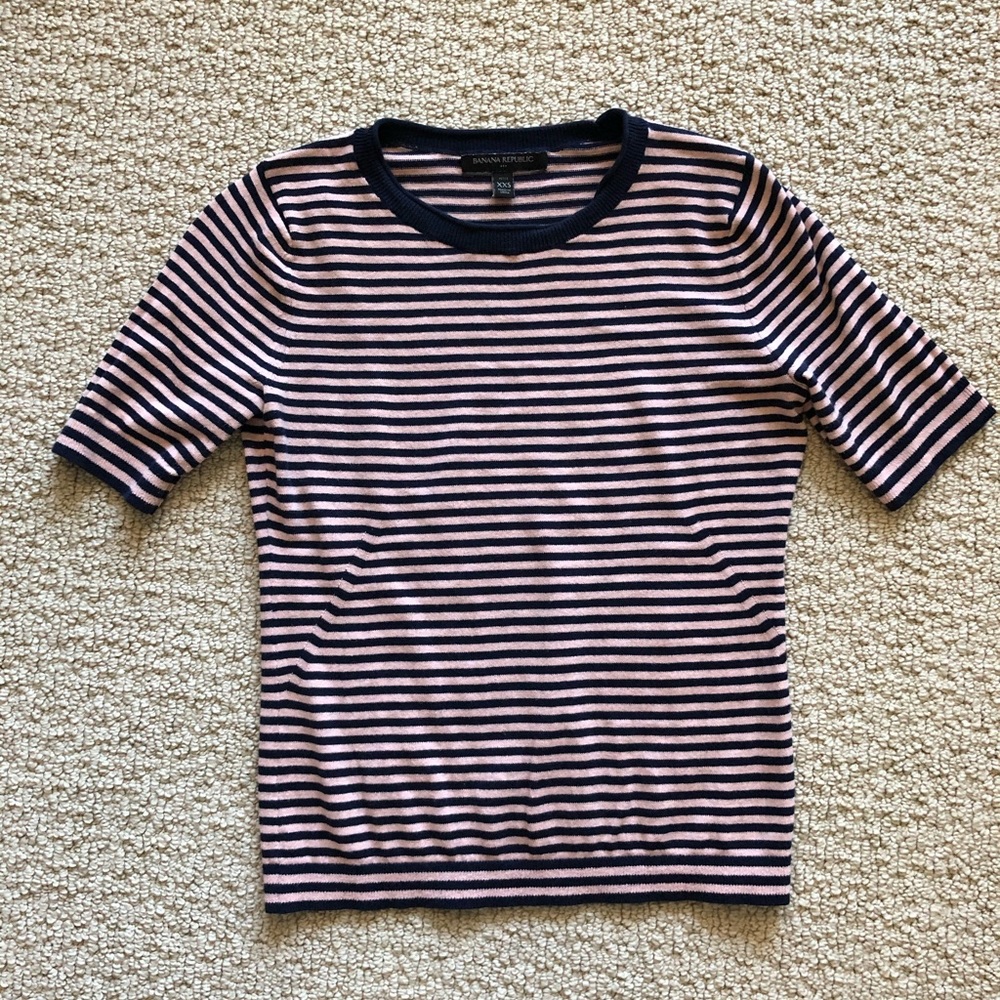 Banana republic Striped T shirt
